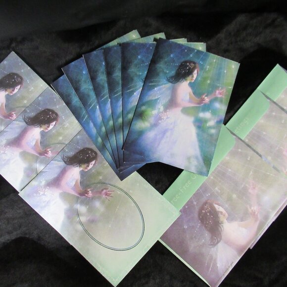 Aimee Stewart Silken Threads 6pk Tree-Free Blank Greeting Cards w Envelopes - Picture 1 of 5